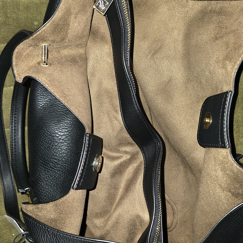 Black and Tan Women's Hobo Bag